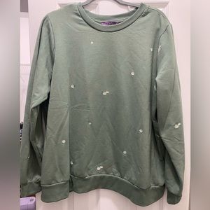 Gloria Vanderbilt Ladies' Embroidered Crewneck XL